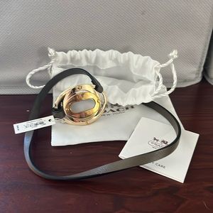 Brand new Coach army green wrap bracelet.